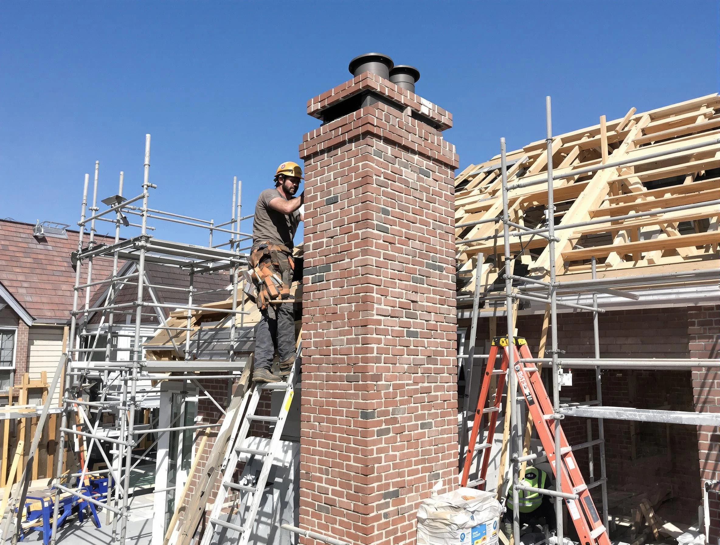 New chimney installation completed by Scott Chimney Sweep in Scott, PA