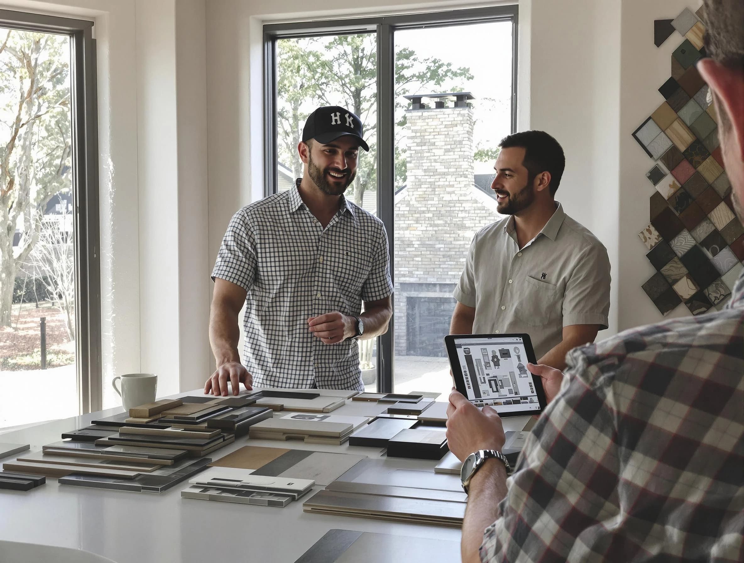Scott Chimney Sweep remodeling a chimney and fireplace in Scott, PA