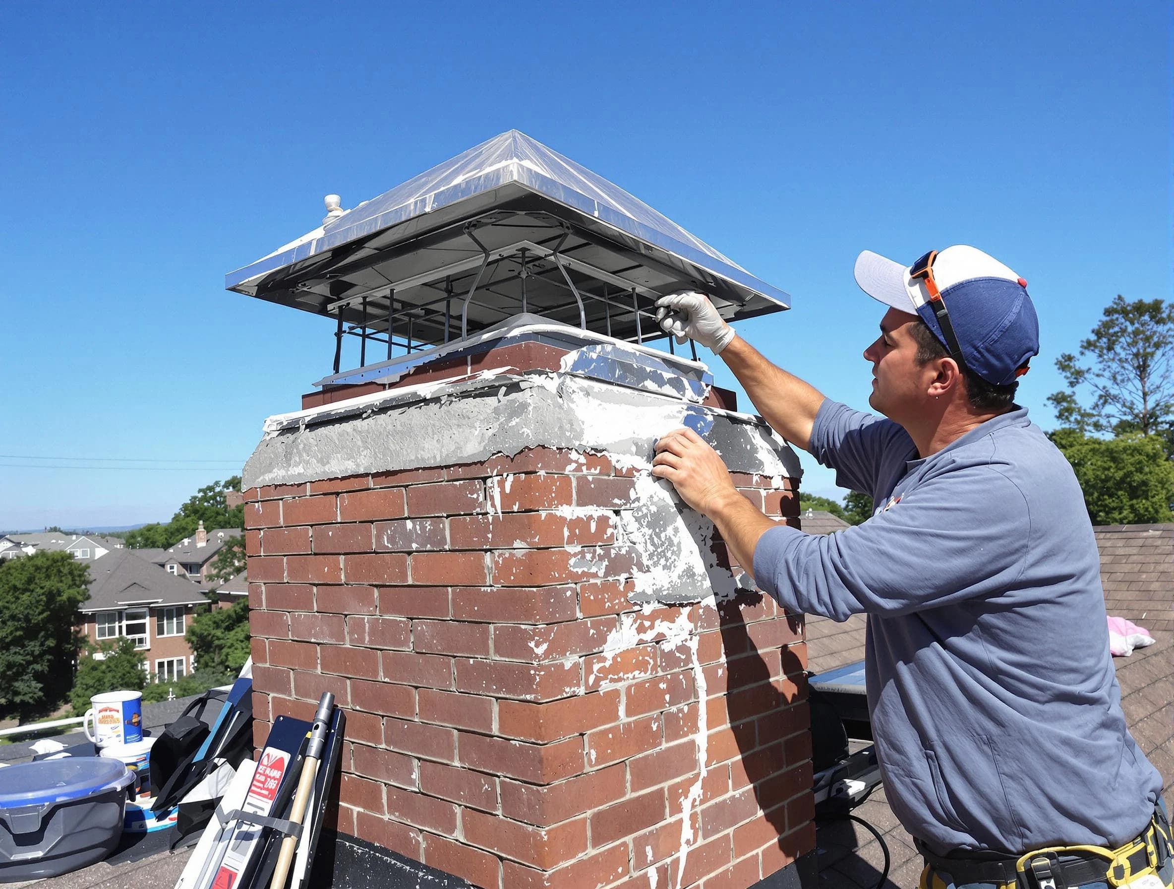 Chimney Crown Services service in Scott, PA