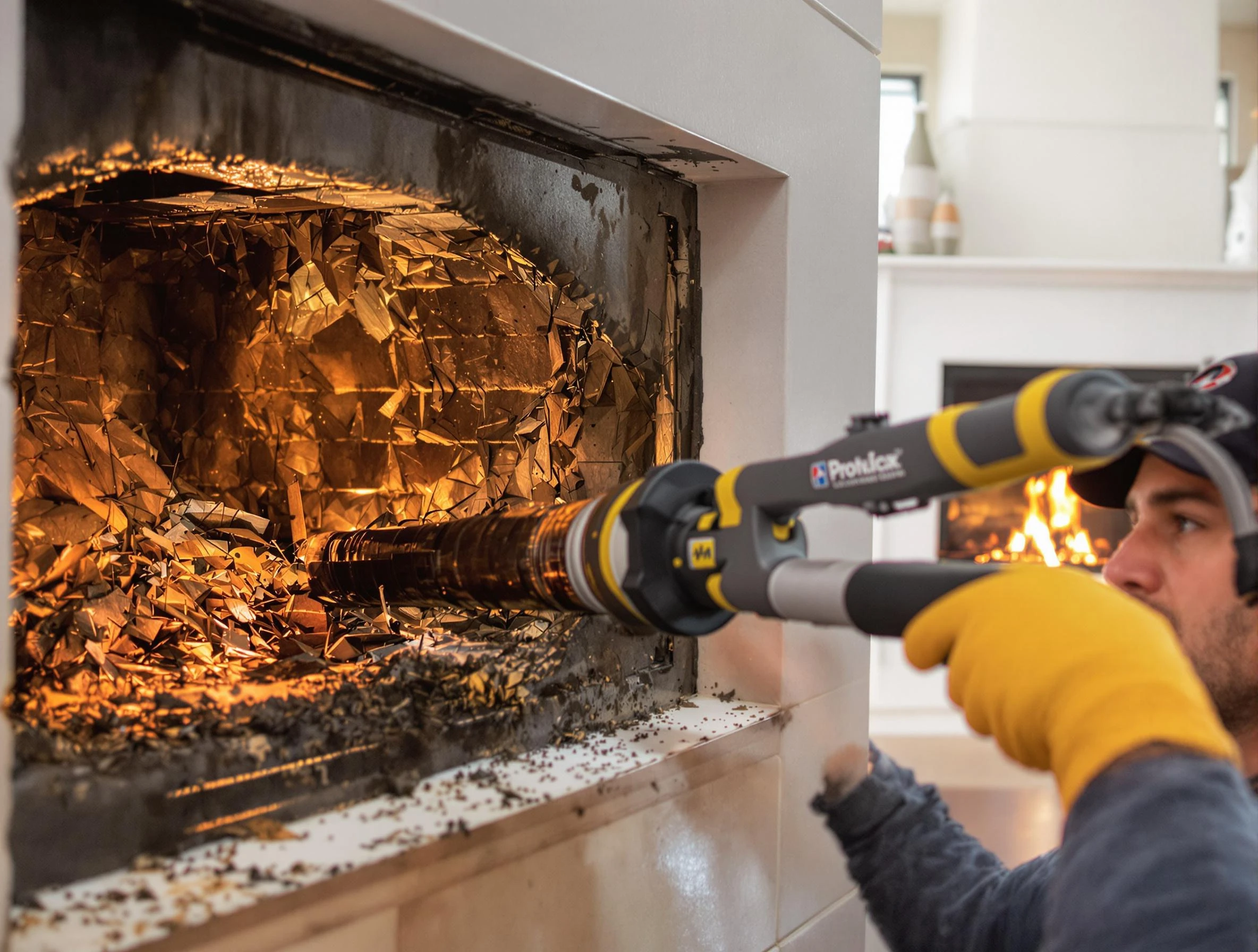 Professional chimney cleaning by Scott Chimney Sweep in Scott, PA