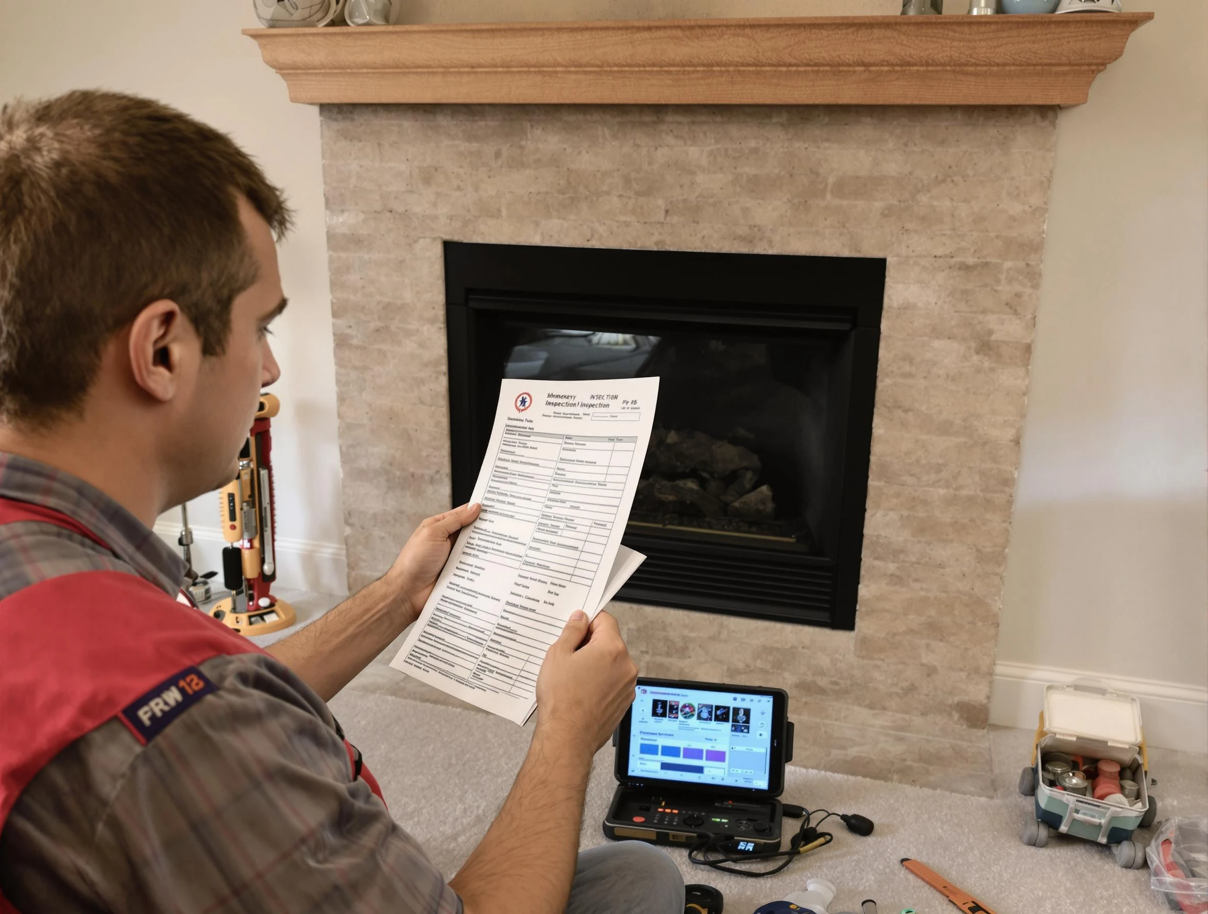 Thorough chimney inspection by Scott Chimney Sweep in Scott, PA